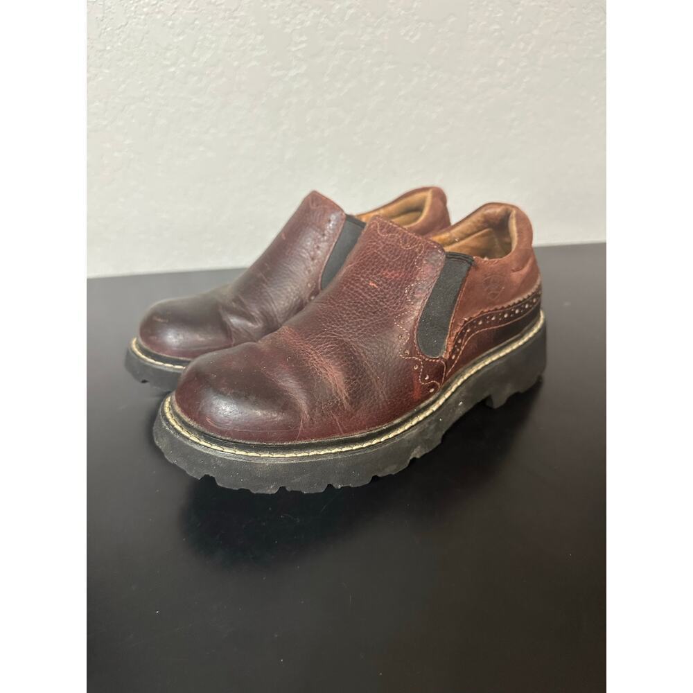 Ariat Slip On Clog Boots Women 7.5 Western Boho Cowgirl Farm Casual Comfy Shoe